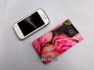 Etui samsung galaxy,Iphone,portable"Collection Enivrante"coton imprime,roses